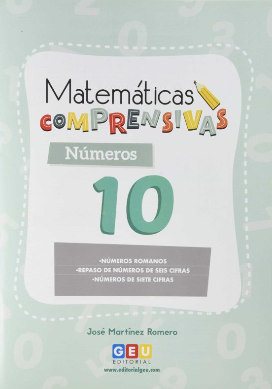 Matematicas Comprensivas Numeros 10