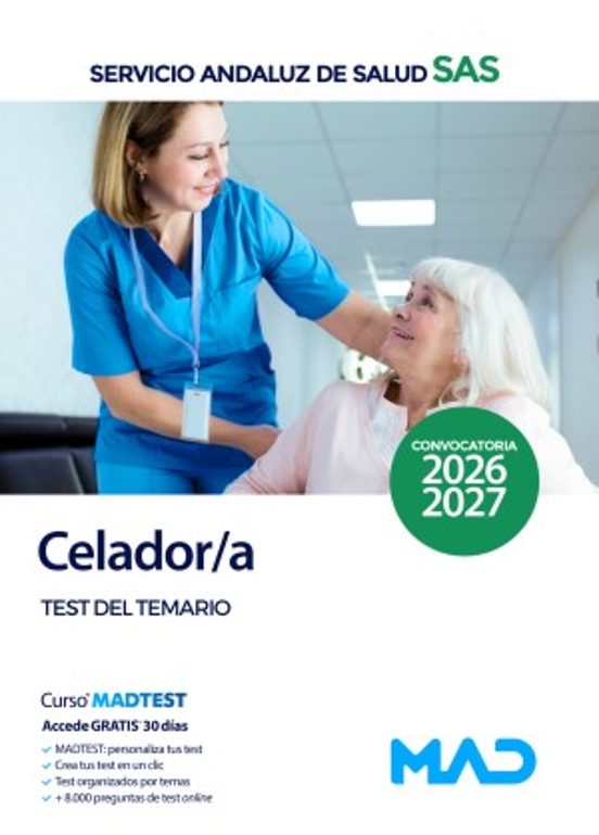 Celador/a. Test Del Temario. Servicio Andaluz De Salud
