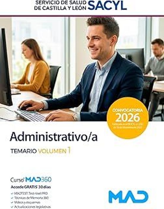 Administrativo/a Del Servicio De Salud De Castilla Y León . Te