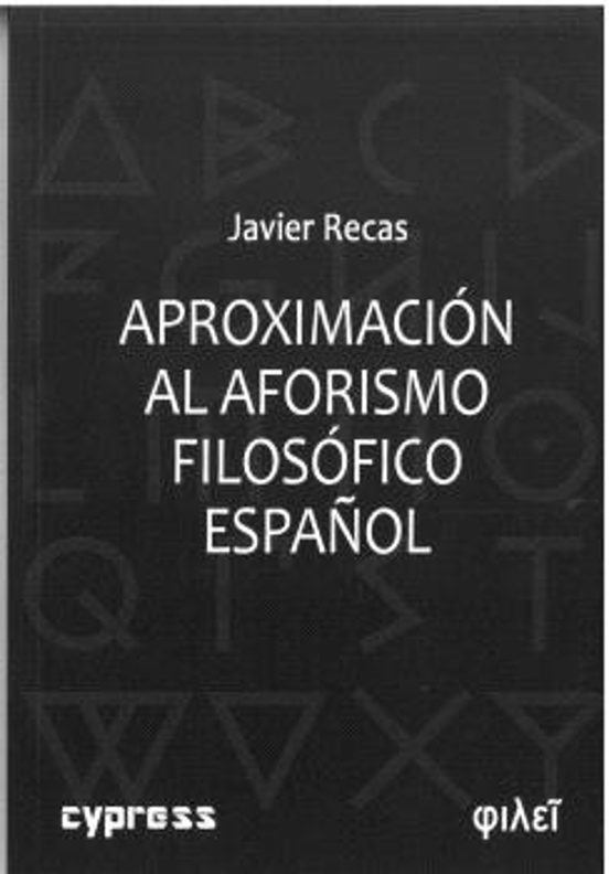 Aproximación Al Aforismo Filosófico Contemporáneo