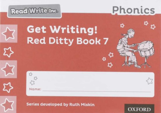 Read Write Inc - Phonics Get Writing! Red Ditty Book 7 Pack of 10