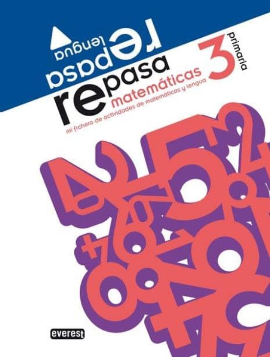 Repasa: Cuadernos De Matematicas Y Lengua 3º Primaria