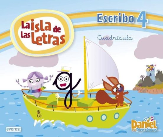 La Isla De Las Letras. Escribo 4 Cuadrícula Cast. Ed 2013