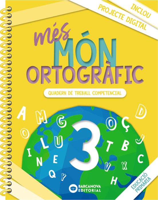 Més Món Ortogràfic 3º Educacio Primaria Quadern Cataluña / Islas Balea