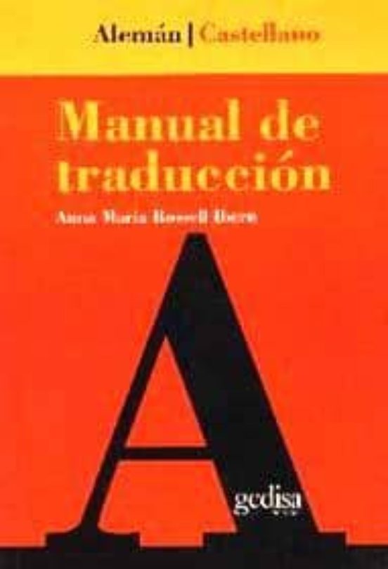 Manual De Traducción Alemán-Castellano