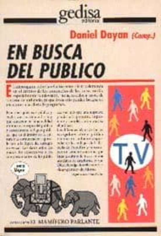 En Busca Del Publico: Recepcion Television Medios