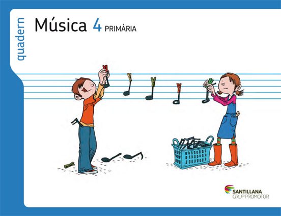 Quadern Musica Els Camins Ed.2012 4º Primaria Catala