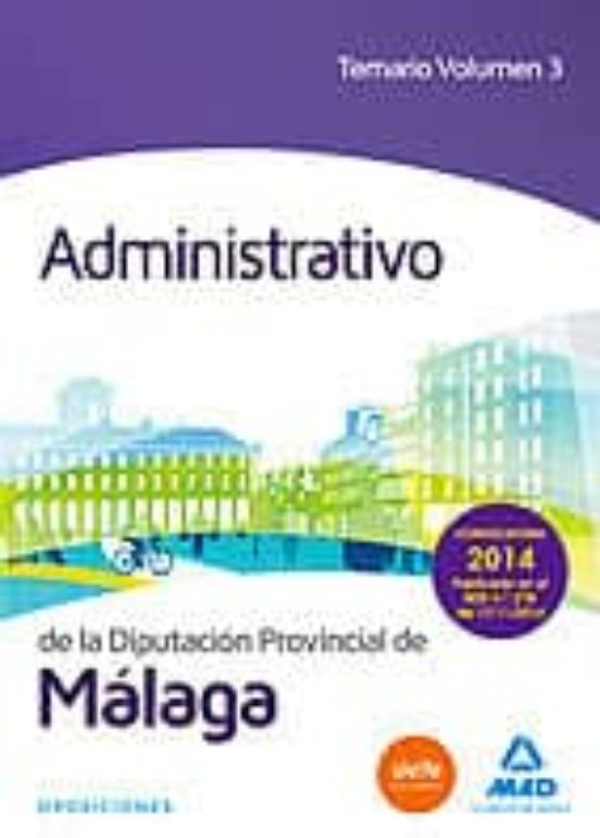 Administrativo De La Diputacion De Malaga: Temario
