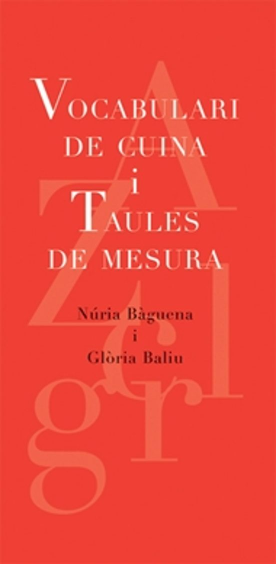 Vocabulari De Cuina I Taules De Mesura