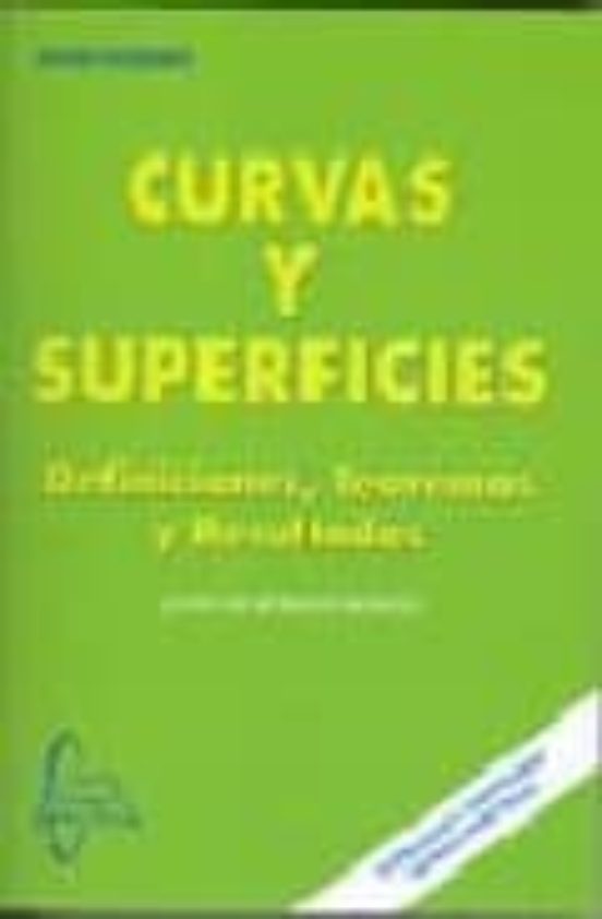 Curvas Y Superficies: Definiciones Teoremas Y Resultados