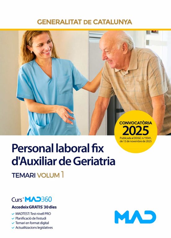 Personal Laboral Fix D Auxiliar De Geriatria. Temari