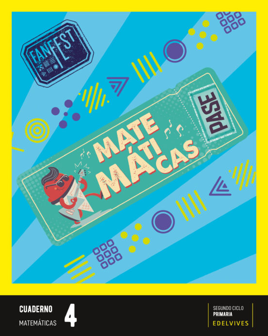 Matemáticas 4º Educacion Primaria Proyecto Fanfest Cuaderno Castilla y