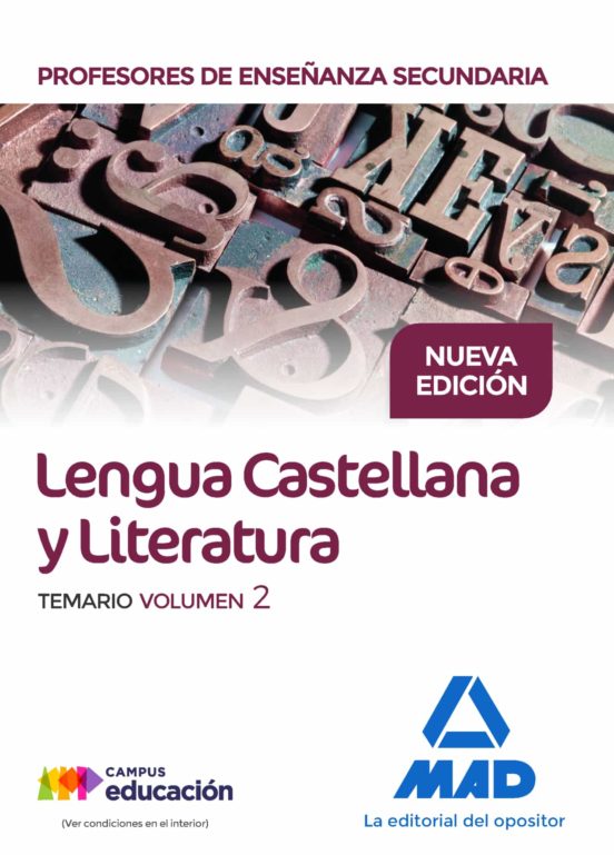 Cuerpo De Profesores De Enseñanza Secundaria. Lengua Castellana Y Literatura. Temario. Volumen 2c