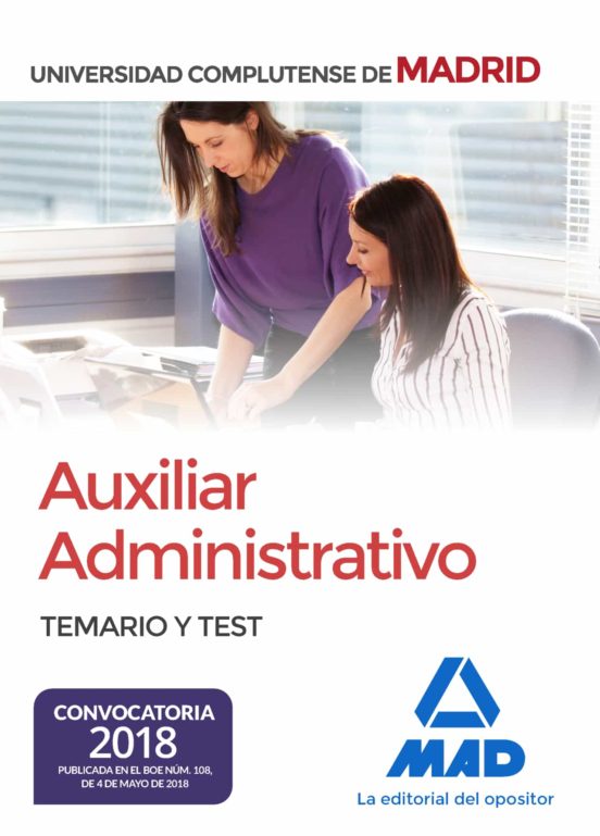 Auxiliar Administrativo De La Universidad Complutense De Madrid: Temar