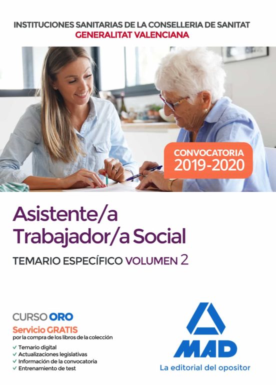Asistente/a Trabajador/a Social De Las Instituciones Sanitarias De La Conselleria De Sanitat De La Generalitat Valenciana. Temario Específico Volumen 2