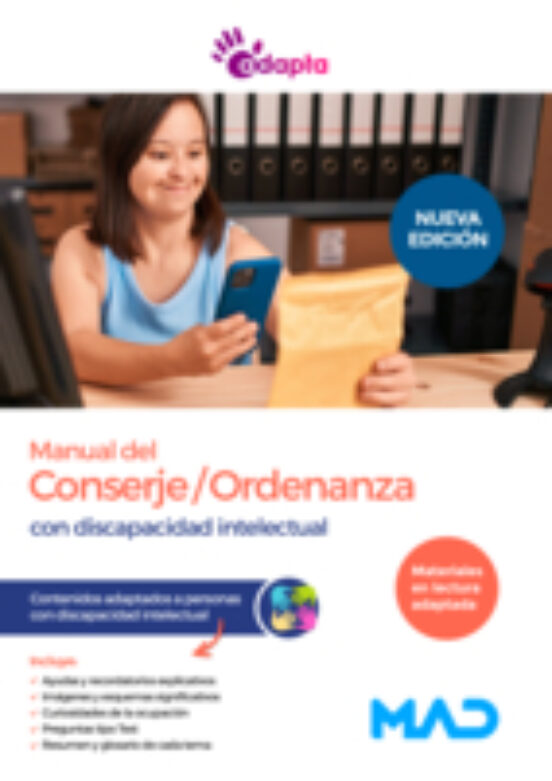 Manual Del Conserje/Ordenanza Con Discapacidad Intelectual. Contenidos Adaptados A Personas Con Discapacidad Intelectual