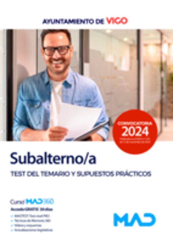 Subalterno/a. Test Del Temario Y Supuestos Prácticos