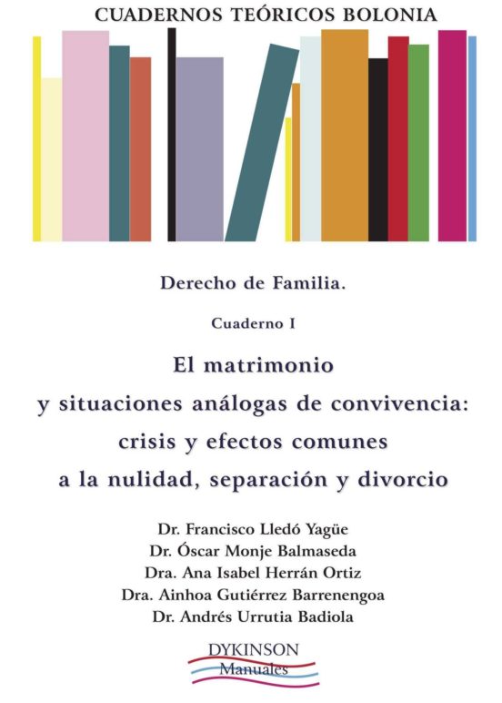 El Matrimonio Y Situaciones Analogas De Convivencia