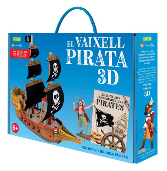 El Vaixell Pirata 3D amb Llibre