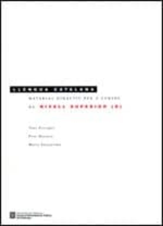 Llengua Catalana Material Didactic Per A Cursos De Nivell D Superior