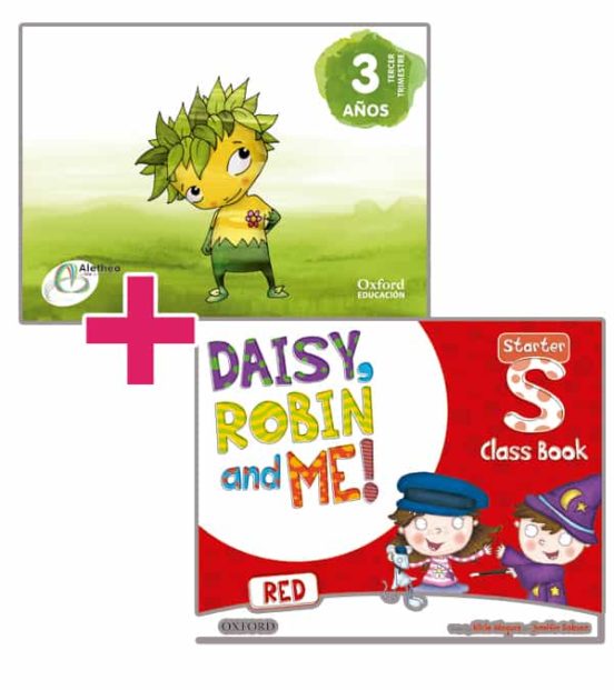 Alethea and Daisy Robin and Me Red. Pack Global 3 Años