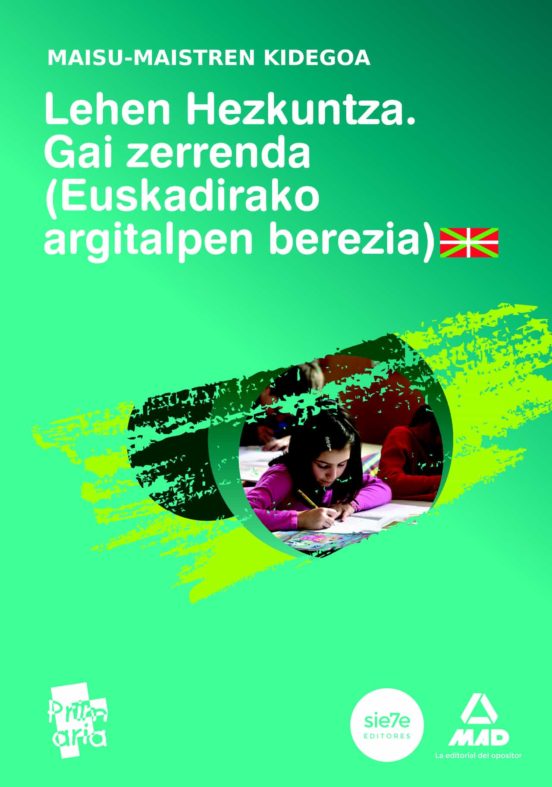 Lehen Hezkuntzako Gai Zerrenda. Maisu-maistren Kidegoa