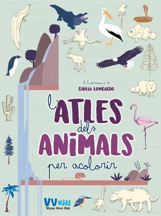 Atles dels animals per acolorir