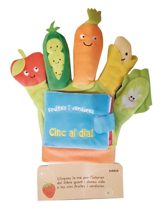 Llibre Guant Fruites I Verdures: Cinc Al Dia!