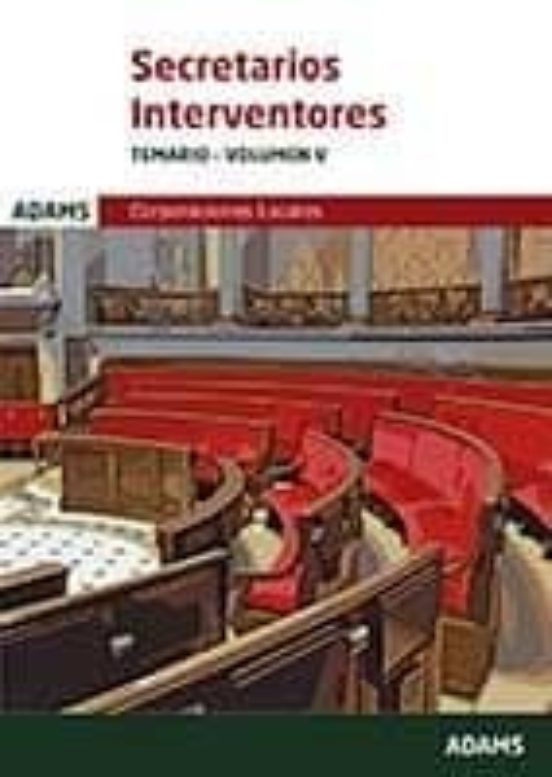 Secretarios Interventores Temario-volumen V