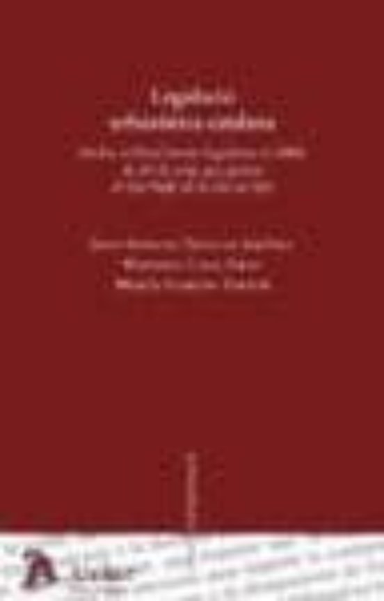 Legislacio Urbanistica Catalana
