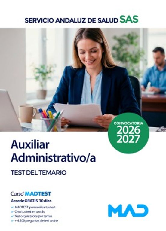 Auxiliar Administrativo/a. Test Del Temario. Servicio Andaluz De Salud