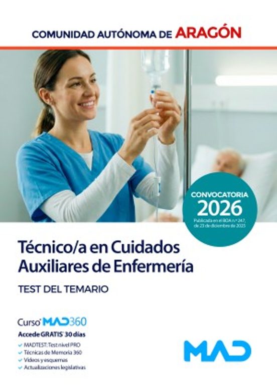 Técnico/a En Cuidados Auxiliares De Enfermería Comunidad Autónoma De A
