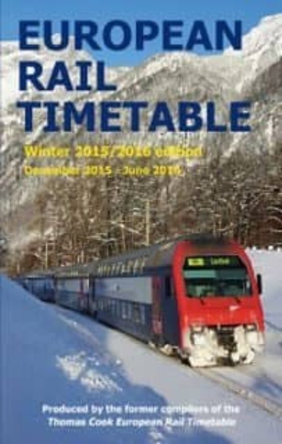European Rail Timetable Winter: 2015-2016
