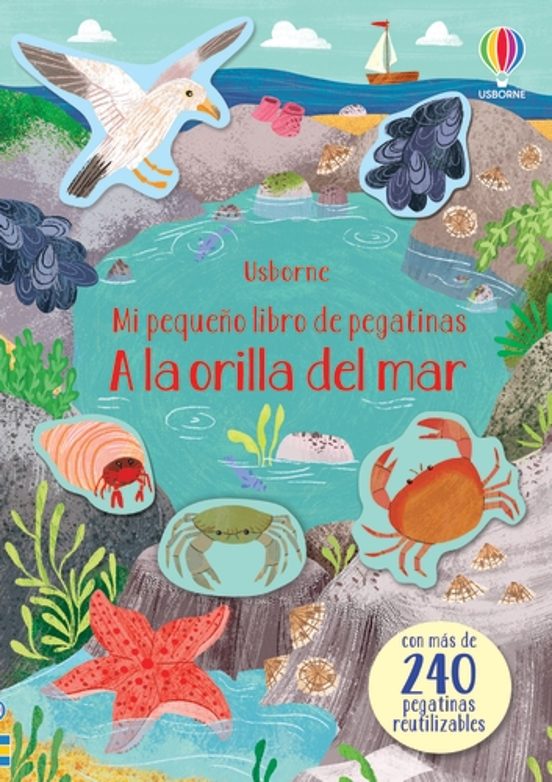 A La Orilla Del Mar. Mi Pequeño Libro De Pegatinas Brillantes