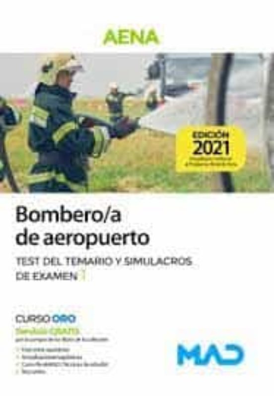 Bombero/a De Aeropuerto . Test Del Temario Y Simulacros De Examen 1