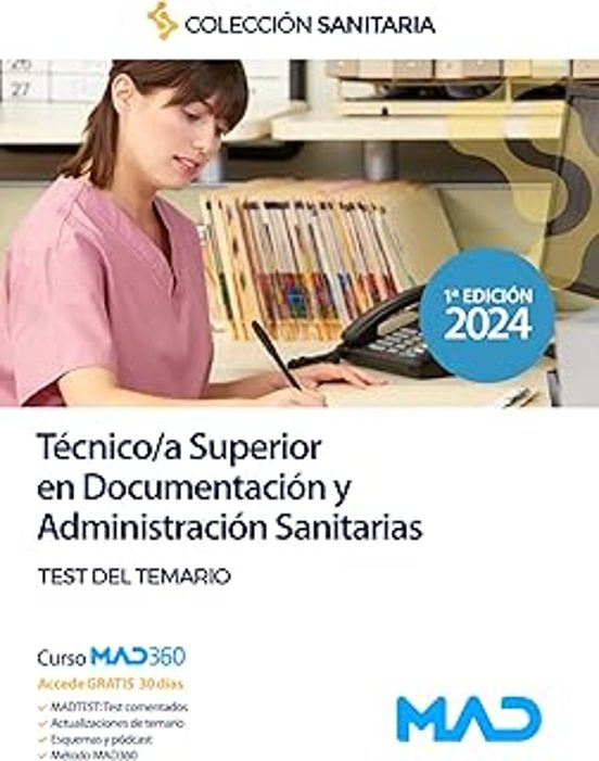 Manual Del Técnico/a Superior En Documentación Sanitaria. Test