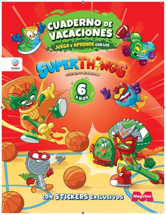 Cuaderno De Vacaciones Juega Y Aprende Superthings Legends Para 6 Años