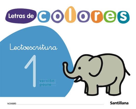 Cuaderno Letras De Colores 1