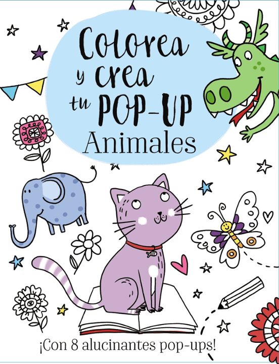 Colorea Y Crea Tu Pop-up. Animales