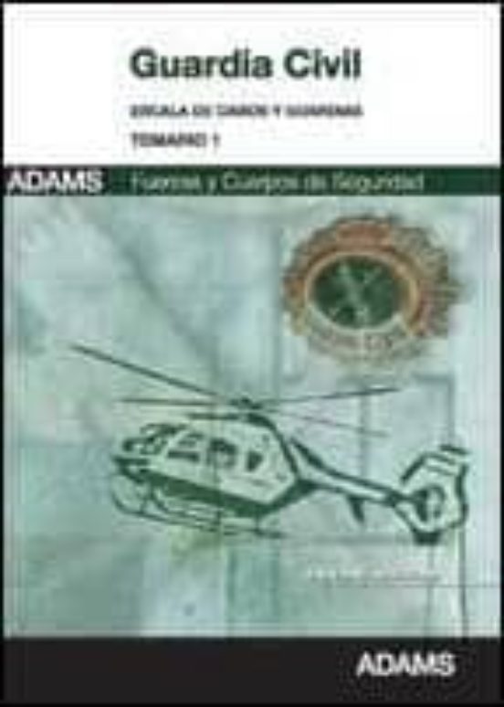 Guardia Civil Escala De Cabos Y Guardias: Temario 1