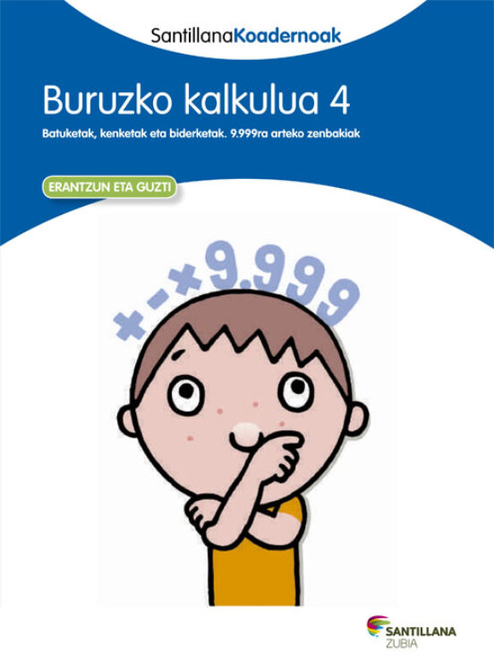 Koadernoa 4 Buruzko Kalkulua Euskara Ed 13