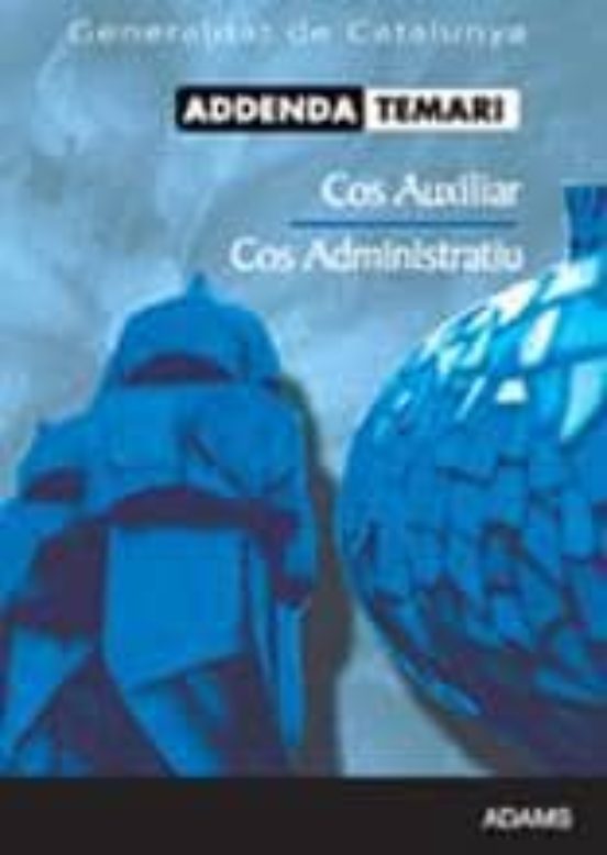 Cos Auxiliar Generalitat De Catalunya Adenda Del Temari