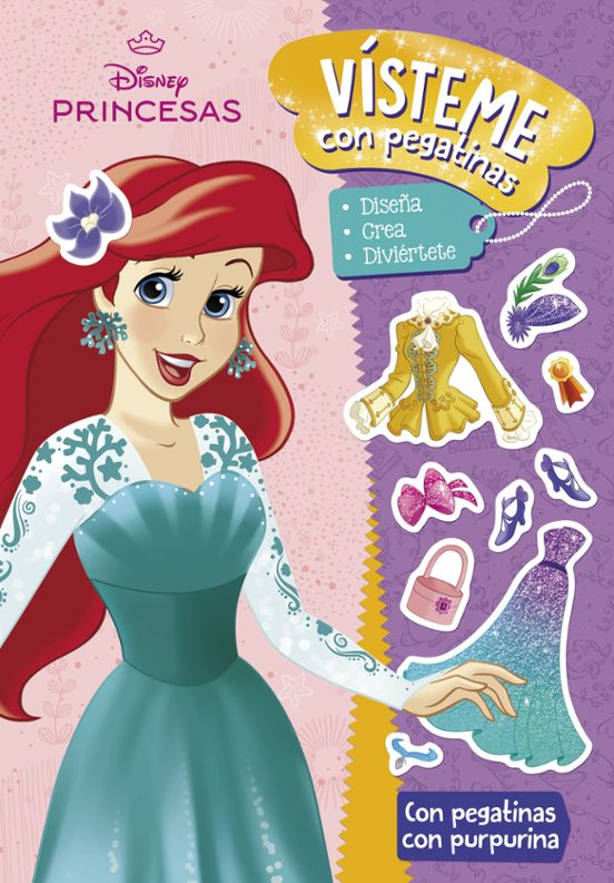 Portada de Princesas. Vísteme con pegatinas 4