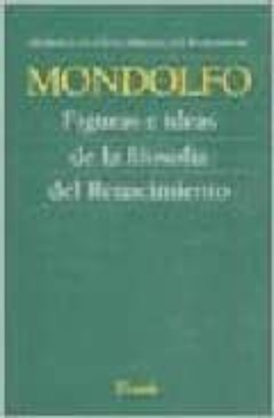Figuras e Ideas de la Filosofia del Renacimiento