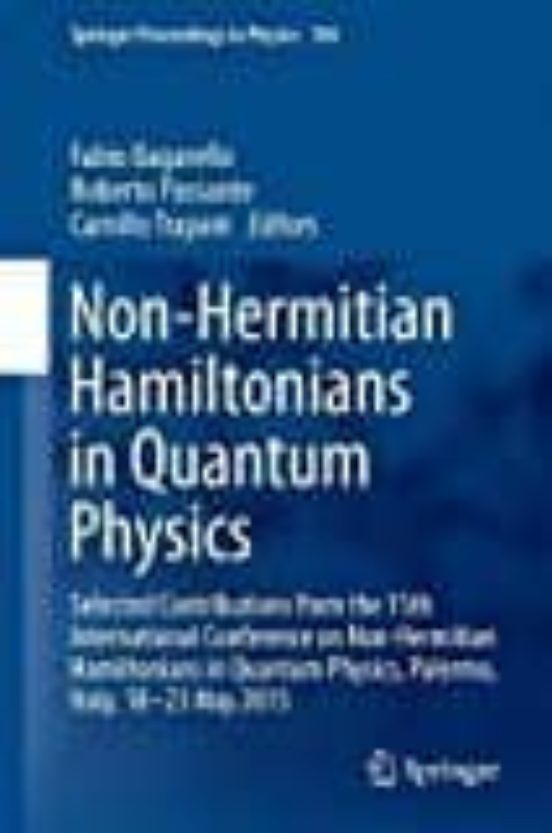 Non-hermitian Hamiltonians In Quantum Physics: Selected Contributions
