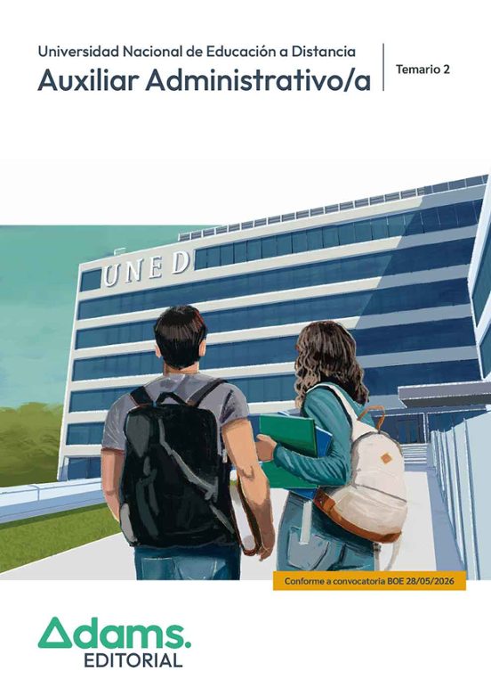 Escala Auxiliar Administrativa. Universidad Nacional de Educación a Distancia . Temario 2