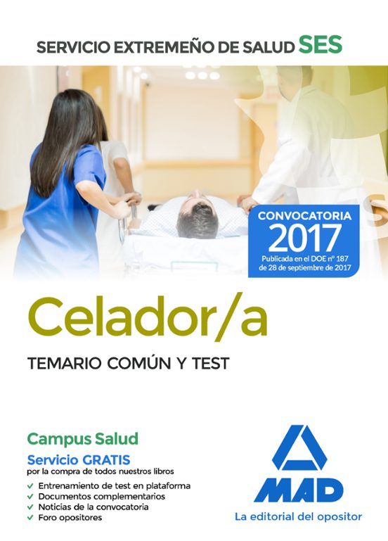 Celador Del Servicio Extremeño De Salud . Temario Común Y Test