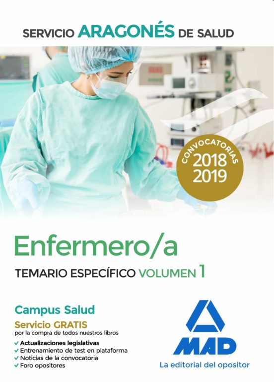 Enfermero/a Del Servicio Aragones De Salud. Temario Especifico