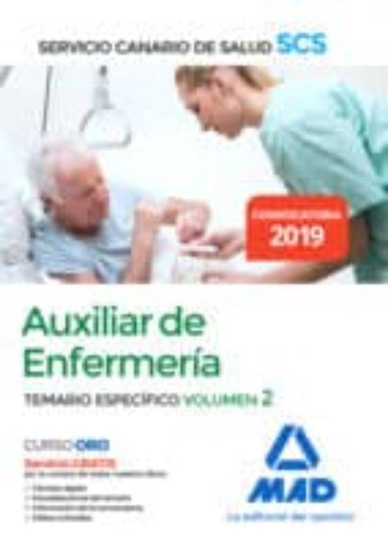 Auxiliar De Enfermeria Del Servicio Canario De Salud. Temario Especifi
