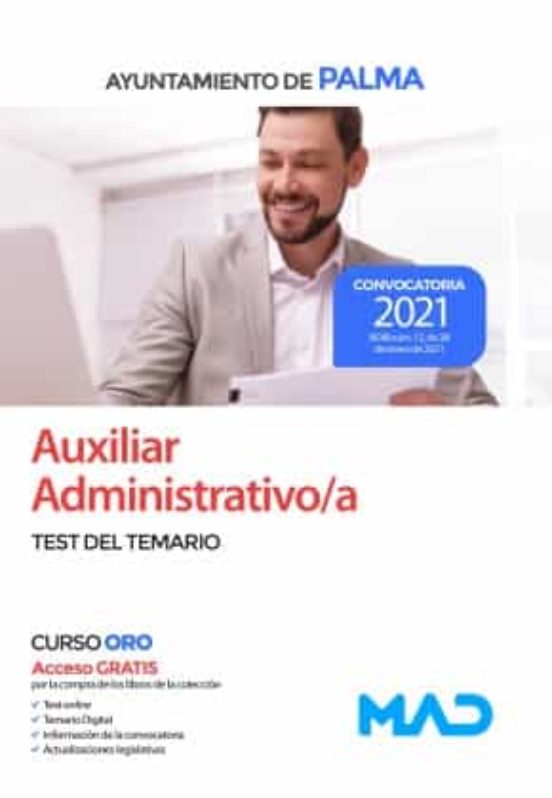 Auxiliar Administrativo/a Del Ayuntamiento De Palma. Test Del Temario